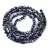Electroplate Glass Beads Strands LS-EGLA-A044-P1mm-B16-3