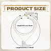 2Pcs Brass & ABS Imitation Pearl Necklaces for Women NJEW-LP0002-80-2