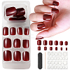 ABS Plastic Pure Color Press On False Nails MRMJ-WH20004-31B-1
