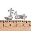 304 Stainless Steel Pendant Rhinestone Settings STAS-B167-19P-3