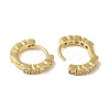 Rack Plating Brass Micro Pave Clear Cubic Zirconia Huggie Hoop Earrings for Women EJEW-C097-13G-09-2