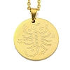 Constellation Pendant Necklaces NJEW-S422-04G-08-1