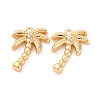 Brass Rhinestone Pendants KK-E793-22G-1