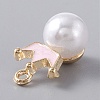 Resin Imitation Pearl Pendants FIND-TAC0002-041A-3