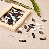 300Pcs 15 Style Schima Superba Wood Links WOOD-TA0001-47-5