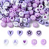 200Pcs Mixed Style and Shapes Acrylic Beads OACR-FS0001-68C-2