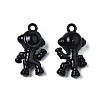Spray Painted Alloy Pendants PALLOY-T077-164-5