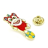 Chinese Style Dancing Lion Enamel Pins LS-JEWB-Q032-02C-3
