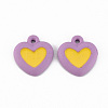 Spray Painted Alloy Enamel Charms PALLOY-T075-129C-RS-2