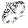 Knot Brass with Crystal Rhinestone Finger Rings FS-WG1EEAC-02-2