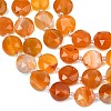 Natural Banded Agate Beads Strands G-C116-A193-01-4