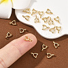 SHEGRACE Brass Ice Pick Pinch Bails XGRQ1U651-369G-5