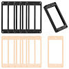 6Sets 2 Colors Alloy Humbucker Cover Guitar Pickup Frame Mounting Ring AJEW-FG0001-83-1