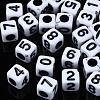 Opaque Acrylic Beads SACR-S273-42-1