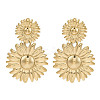 304 Stainless Steel Stud Earrings For Women EJEW-B110-01G-02-1