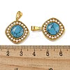 Synthetic Turquoise Pendants STAS-U024-16G-04-3