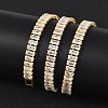 Clear Cubic Zirconia Classic Tennis Necklace for Girl Women Gift NJEW-A005-03G-2