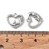 Rack Plating Brass Micro Pave Cubic Zirconia Pendants KK-K333-92P-3