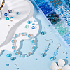 DIY Round Acrylic & Glass Beads Jewelry Making Findings Kits DIY-SP0003-01D-3