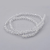Imitation Austrian Crystal Bead Strands G-M181-4mm-01A-1