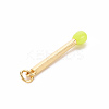 Brass Enamel Pendants KK-S362-032H-NR-2