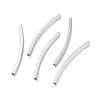 Tarnish Resistant 304 Stainless Steel Curved Tube Beads STAS-K207-64P-1