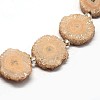 Natural Druzy Quartz Crystal Beads Strands G-F582-A13-3