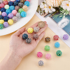 DIY Round AB-Color Resin Rhinestone Beads Bracelets Making Kits DIY-ME0001-21-3