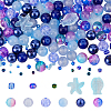 3 Bags Glass Beads GLAA-DC0001-37A-1