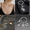 100Pcs 10 Styles Tibetan Style Alloy Pendants TIBEP-CJ0001-96-8
