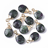 Natural Ruby in Zoisite Pendants G-S359-017A-1