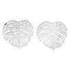 Tarnish Resistant 201 Stainless Steel Filigree Pendants STAS-R102-21P-1