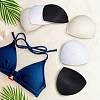 9 Pairs 3 Colors Triangle Sponge Bra Pads Inserts DIY-BC0016-70B-4
