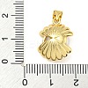 Rack Plating Brass Micro Pave Cubic Zirconia Pendants KK-Z063-02G-3