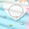4Pcs 4 Style Brass Micro Pave Clear Cubic Zirconia Box Clasps KK-CJ0003-35-6