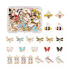 44Pcs 22 Style Alloy Enamel Charms ENAM-CW0001-09-2