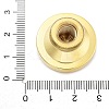Golden Tone Wax Seal Brass Stamp Heads STAM-P002-01G-10-3