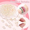 100Pcs Frosted Baking Paint Glass Beads DGLA-YW0001-36B-5