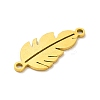 Ion Plating(IP) 201 Stainless Steel Connector Charms STAS-G296-18G-3