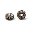 Brass Rhinestone Spacer Beads RB-A014-L5mm-01B-3