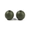 Wood European Beads WOOD-M014-01G-1