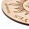 Wooden Carved Cup Mats AJEW-P103-01F-3