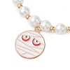 Alloy Enamel Charm Bracelets BJEW-JB10851-04-3