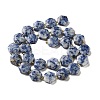Natural Blue Spot Jasper Beads Strands G-H344-B02-01-3