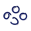 Spray Painted Iron Open Jump Rings IFIN-T017-04B-06-1