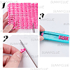 1 Bag Letters & Numbers PP Plastic Cookie Stamps DIY-SC0033-91-6
