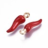 Alloy Enamel Pendants X-ENAM-N054-70-3