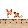Brass with Cubic Zirconia and ABS Imitation Pearl Pendants KK-Q081-02A-MG-3