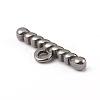 Non-Tarnish 304 Stainless Steel Toggle Clasps Parts LS-STAS-D170-02P-2