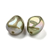 Spray Painted ABS Plastic Beads KY-C017-03B-2